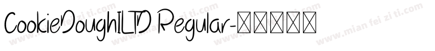 CookieDoughILTD Regular字体转换